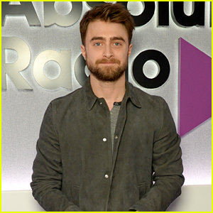 Daniel Radcliffe Poses for Pictures While Visiting Radio Stations in England!