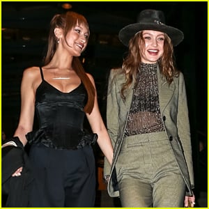 Gigi Hadid Holds Hands with Sister Bella After Marc Jacobs' Wedding