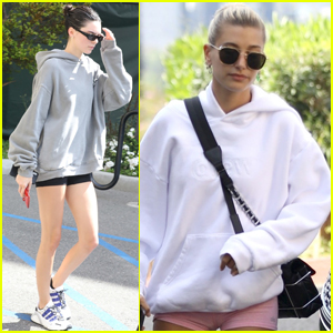 Kendall Jenner & Hailey Bieber Hit Up Morning Pilates Class