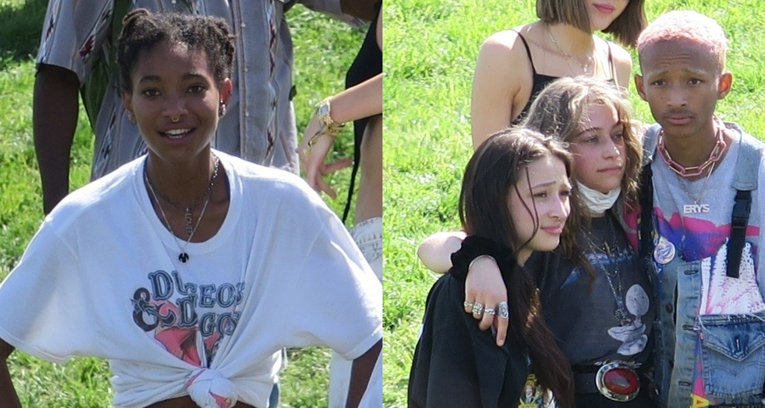 Jaden Smith & Sister Willow Spend Easter Sunday at Coachella! 2019