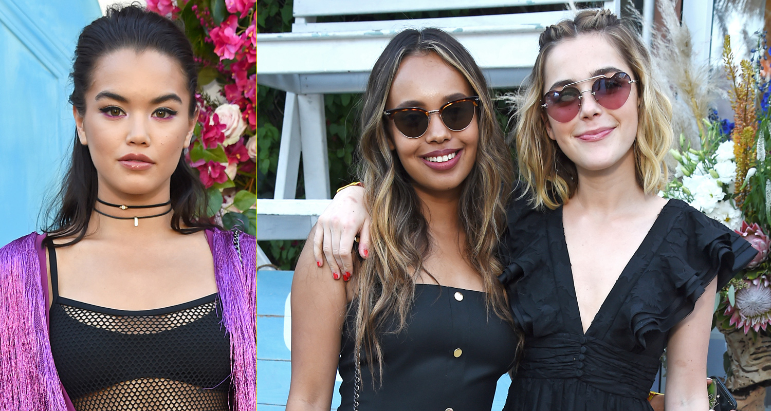 Kiernan Shipka, Alisha Boe & Paris Berelc﻿ Stop By ZOEasis at Coachella