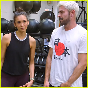 Zac Efron and Nina Dobrev are staying fit! 
