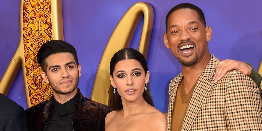 Naomi Scott & Mena Massoud Join Will Smith at ‘Aladdin’s London ...