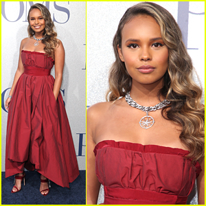 Alisha Boe is a Vision in Deep Red at 'Poms' Premiere