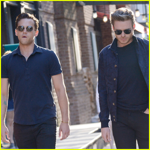 Brandon Flynn Hangs Out with Richard Madden in NYC