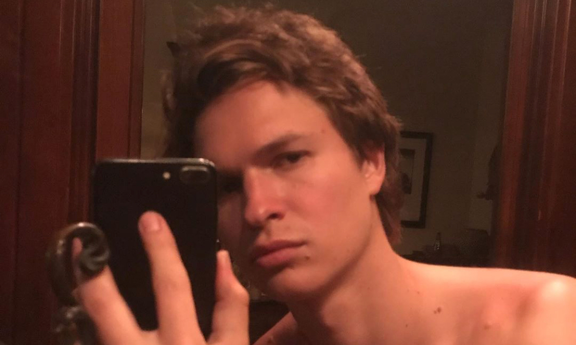 Ansel Elgort Goes Shirtless In New Selfies On Instagram Ansel