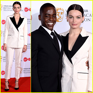 Netflix Stars Emma Mackey & Ncuti Gatwa Step Out For BAFTA TV Awards 2019 Together