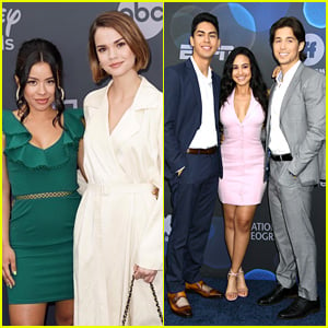 Maia Mitchell & Cierra Ramirez Hit Up Freefrom Upfronts with 'Party of Five' & 'Grown-ish' Casts