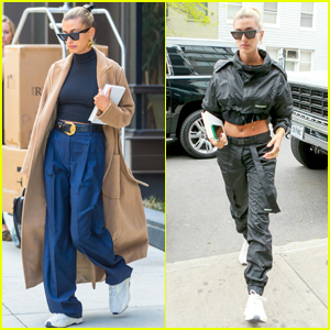 Hailey Bieber Rocks Two Very Different Looks in NYC! | Hailey Baldwin ...