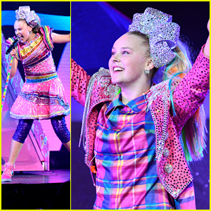 JoJo Siwa Threw The Sparkliest Birthday Party on Stage During D.R.E.A.M. The Tour Concert in LA