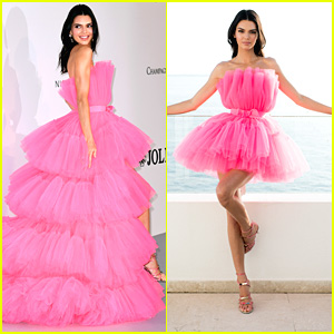 Kendall Jenner Wears Two Dresses In One at amfAR Cannes Gala 2019