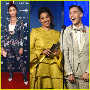 Lilly Singh & Andrea Russett Step Out in Style For GLAAD Media Awards 2019 in NYC