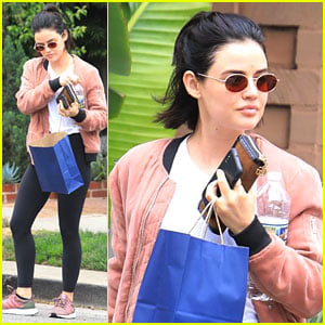 Lucy Hale Hits The Spa After 'Katy Keene' Gets Picked Up To Series