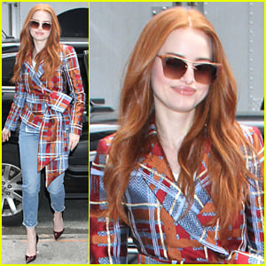 Madelaine Petsch Steps Out in Plaid After First Met Gala Appearance