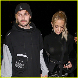 Michael Clifford & His Fiancée, Crystal Leigh, Share Sweet PDA in Los Angeles
