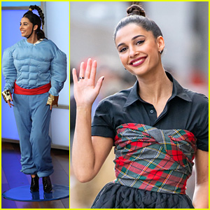 Tesauro Convencional molestarse Naomi Scott Dresses Up As The Genie For 'Ellen' Appearance! | Jordan Spence,  Mena Massoud, Naomi Scott | Just Jared Jr.