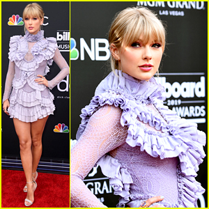 Taylor Swift Purple Dress at the Billboard Music Awards 2019