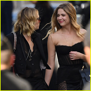 Cara Delevingne & Girlfriend Ashley Benson Are All Smiles at Zoe Kravitz's Wedding!