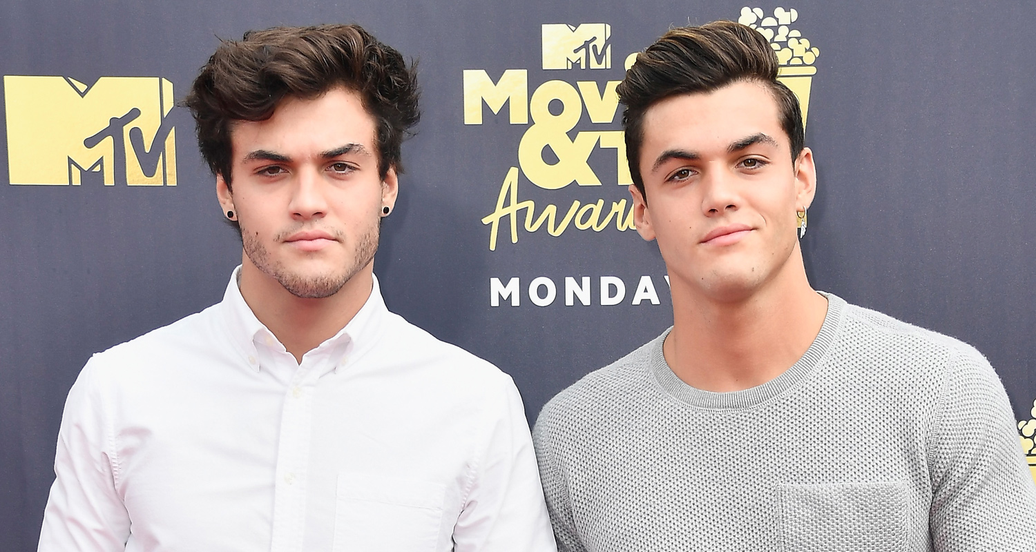 The Dolan Twins at the Louis Vuitton Men's Spring-Summer 2020