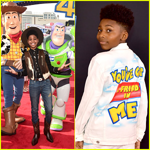 The Lion King's JD McCrary Wears Cowboy Look For 'Toy Story 4' Premiere