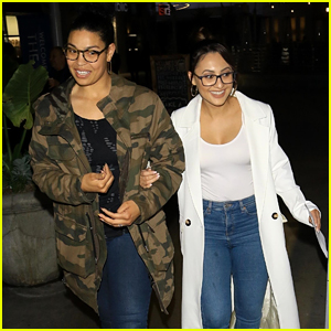 Jordin Sparks Francia Raisa Step Out For A Movie Night In La Francia Raisa Jordin Sparks Just Jared Jr