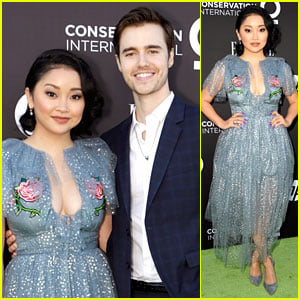 Lana Condor & Anthony De La Torre Couple at 'Elle' Women On a