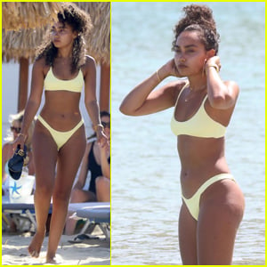 Leigh-Anne Pinnock & Boyfriend Andre Gray Hit the Beach During Vacation in Greece