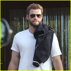 Liam Hemsworth Channels 'Men In Black' For Malibu Lunch