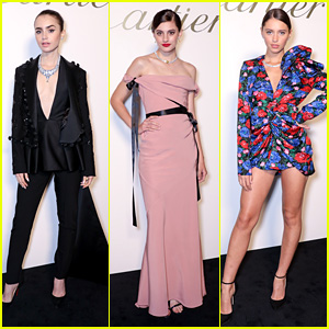 Lily Collins Stuns at Cartier's Magnitude Gala Dinner in London