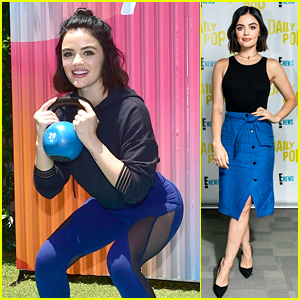 Lucy Hale Gets Training for Propel Fitness Festival Next Month