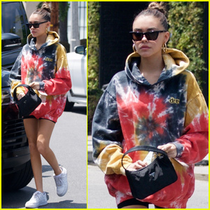 Madison Beer Reps Justin Bieber's Clothing Line While Out in LA