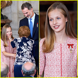 Princess Leonor of Spain Hands Out Awards During Order of Civil Merit Ceremony in Madrid