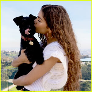 Zendaya & Her Dog Noon Are So Cute In 'Glamour Paris's New Issue