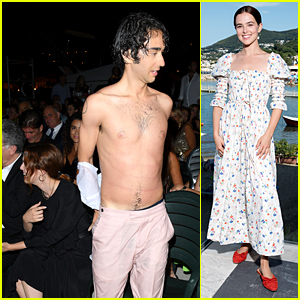 Alex Wolff Took Off His Shirt After Winning at Ischia Film Festival Awards This Weekend!
