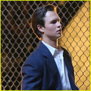 Ansel Elgort Spends Late Night on Set Filming 'West Side Story'