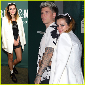 Benjamin Mascolo Flies To NYC To Support Bella Thorne's Book Promo