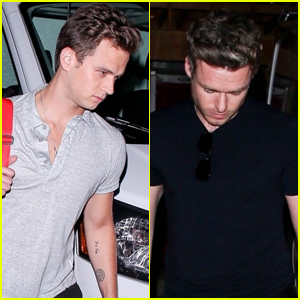 Brandon Flynn Grabs Dinner with Richard Madden in West Hollywood