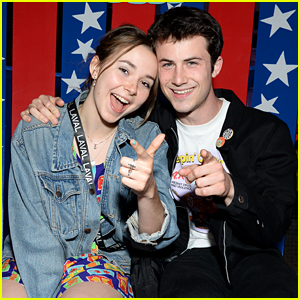 Dylan Minnette Cuddles Up With Girlfriend Lydia Night at Knott's Summer Nights!