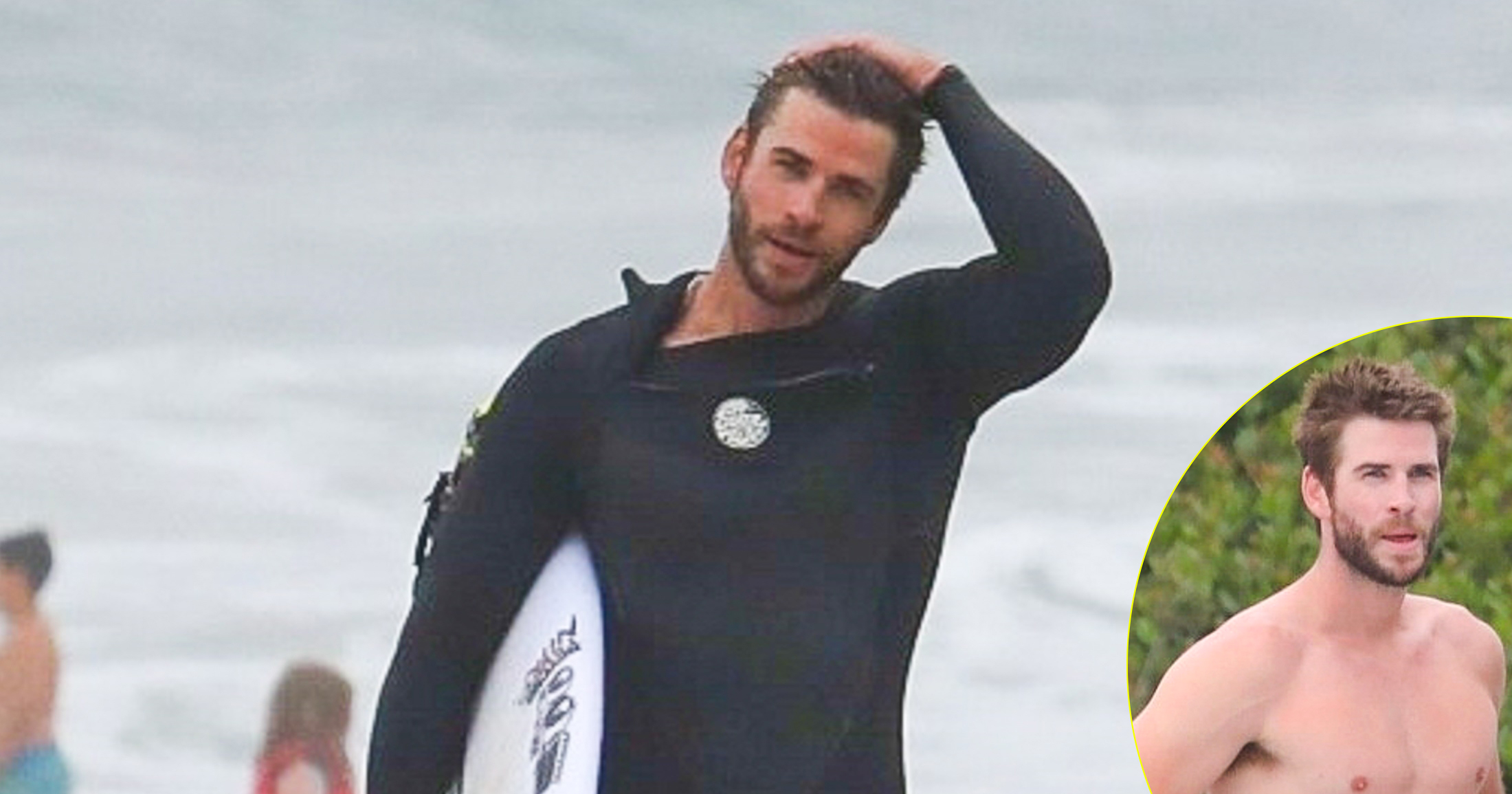 Liam Hemsworth Looks So Hot At The Beach On July Th Liam Hemsworth