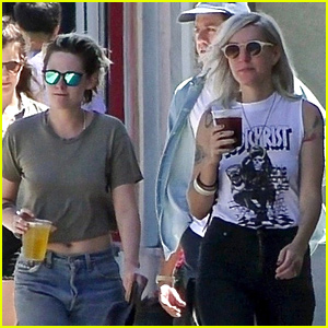 Kristen Stewart Steps Out With Friends After First Look Image From 'Seberg' Is Released
