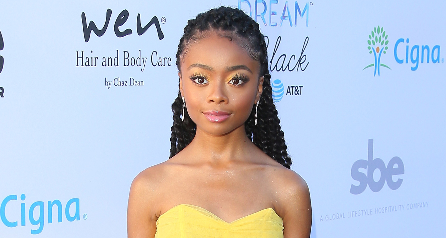 Skai Jackson Goes Yellow at DesignCare Gala 2019 | Skai Jackson | Just ...