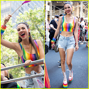 Victoria Justice Celebrates Pride Month in NYC!