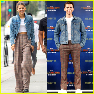 Zendaya's Style Today Was Totally Inspired by Tom Holland!