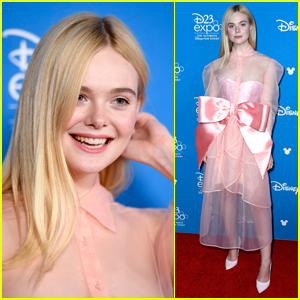 Elle Fanning Promotes 'Maleficent 2' at D23 Expo 2019