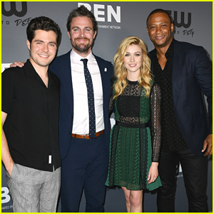 Katherine McNamara Makes It An 'Arrow' Family Affair at CW's Summer TCA Party