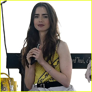 Lily Collins Wears Paris On Her Clothes While Filming 'Emily in Paris', Photo 1253546 - Photo Gallery, Just Jare…