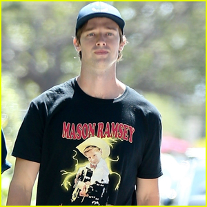 Patrick Schwarzenegger Shows His Support for Mason Ramsey in L.A.