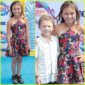 Sky Brown Brings Little Brother Ocean to Teen Choice Awards 2019!