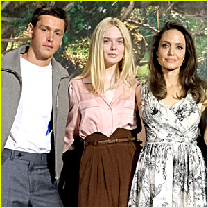 Elle Fanning & Harris Dickinson Join 'Maleficent' Stars at Beverly Hills Press Conference
