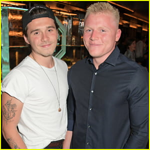 Brooklyn Beckham Supports Gordon Ramsay at Lucky Cat Restaurant Launch!